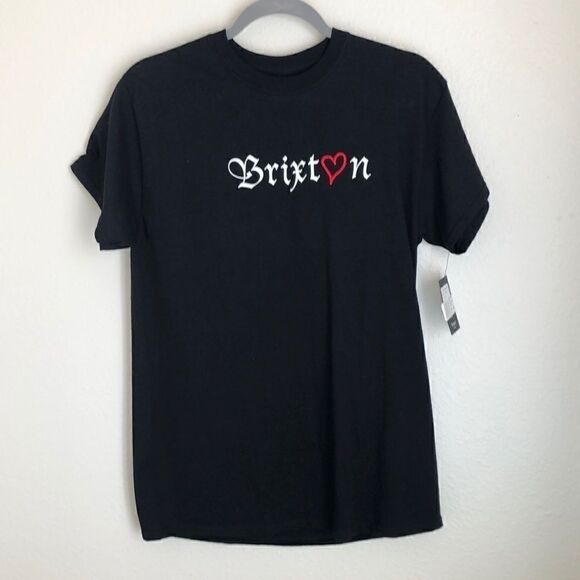 NWT Brixton Black TShirt - M - Picture 1 of 5